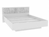 Кровать Софи парящая 1.6 (Белый/Бетон светлый)