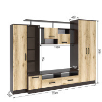 оскар5 венге цаво+дуб делано