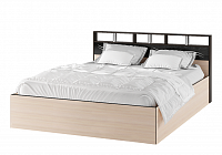 Кровать Эрика 1.6 (Венге/Дуб молочный)