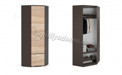 Шкаф угловой Виола (Венге/Дуб сонома)