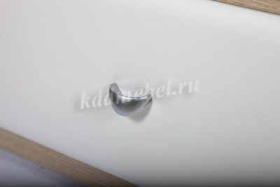 Тумба прикроватная Болеро (Ясень шимо темный/Белый)