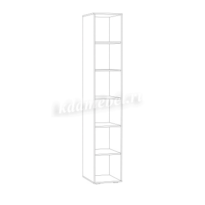 Стеллаж Муссон 13.349 (Дуб эндгрейн элегантный)