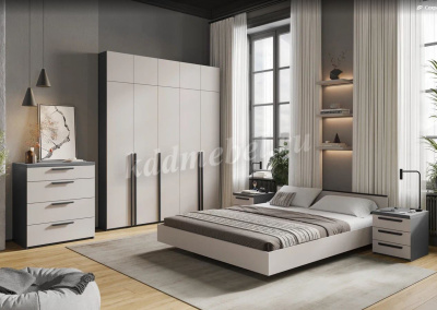 Комод Мята 1.2 (Графит/Кашемир)