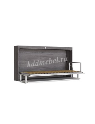 Раскладушка-кабинет 900 кровать односпальная (Черный ясень/Перламутр)