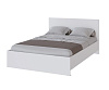 Кровать Плейона 1.4 (Белый древесные поры)