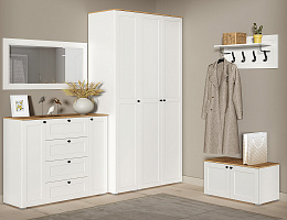 Остин (Белый шагрень/Дуб вотан)