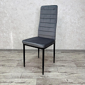 Стул обеденный F-17 (F-261-3) (Темно-серый/Велюр HCD-40/Ноги черные)