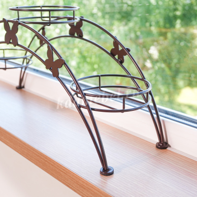 Подставка для цветов Арка-3 (Коричневый)