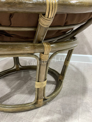 Кресло Papasan (Ротанг №6, ткань Matador 10)