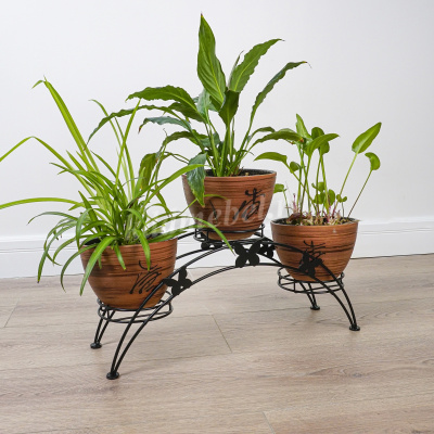 Подставка для цветов Арка-3 (Черный)