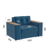 Кресло кровать Виконт_Атлантида Кресло кровать Виконт_Атлантида