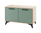 Тумба Ева 800 2С (Дуб экспресив песочный/Муссон)