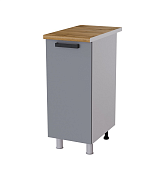 Шкаф нижний 35Р кухня Григгс без столешницы (Белый/Камень светлый)