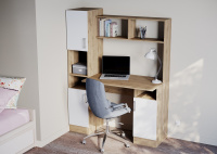 КС2 Дуб Вотан, Белый интерьер КС2 Дуб Вотан, Белый интерьер