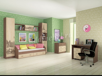 Угловое завершение Орион (Ясень шимо/Дуб сонома)