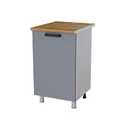 Шкаф нижний 5Р кухня Либерти без столешницы (Дуб сонома/Холст грей)