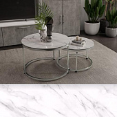 Стол журнальный Мэддисон комплект (Опора Белый муар/Фотопечать 1727766688) 