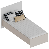 Кровать Лорэн 0.9 с ортопедическим основанием (Тефия/Софт айс)