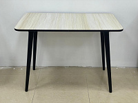 Стол обеденный Осло (Травентин матовый/Опора черная)