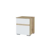 плейона тумба прикроватная дуб делано+белый плейона тумба прикроватная дуб делано+белый