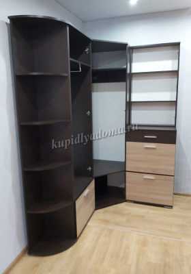 Шкаф угловой Виола (Венге/Дуб сонома)