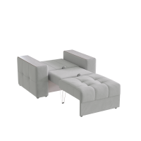 Кресло кровать Виконт открытый_Светлосерый Кресло кровать Виконт открытый_Светлосерый