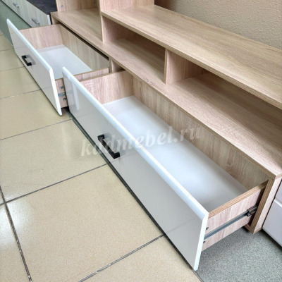 Гостиная Либерти (Дуб сонома/Белый глянец)