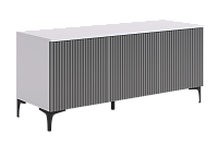 Тумба Зефир 115.01 (Белое дерево/Серый)