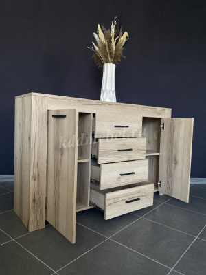 Комод Квадро-33 1400 (Дуб Делано светлый)