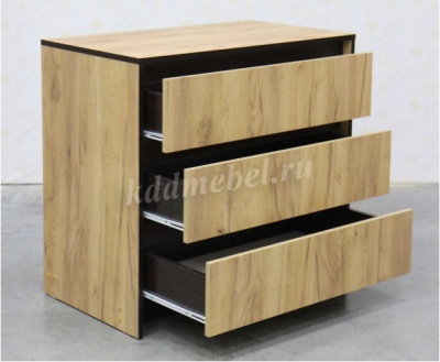 Комод Бостон 3 ящика (Дуб вотан)