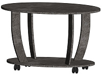 Стол журнальный Овальный (Цемент темный)