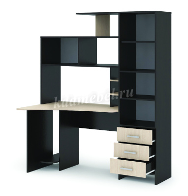 Стол компьютерный №6 (Венге/Дуб белфорт)