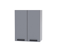 Шкаф верхний сушка 6С кухня Марбл (Белый/Грей софт)