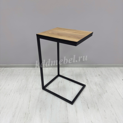 Придиванный столик Берген-14 (Крафт золотой/Черный)