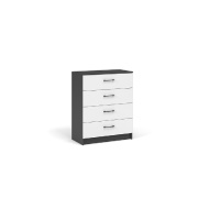 Комод 4ящ антрацит_белый_1 Комод 4ящ антрацит_белый_1