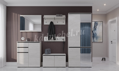 Зеркало Гретта 900 (Дуб крафт белый)