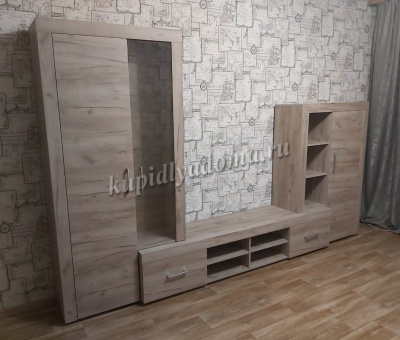 Гостиная Джерси (Крафт серый)