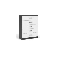 Комод 5ящ антрацит_белый_1 Комод 5ящ антрацит_белый_1