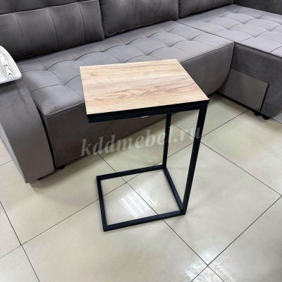 Придиванный столик Берген-14 (Крафт золотой/Черный)