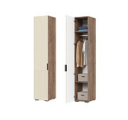 Шкаф Соната 400 (Дуб крафт табачный/Керамика)