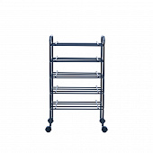 Обувница Leset Комо 5 с колёсами (Черный)