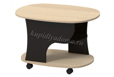 Стол журнальный СЖ-1 (Ясень шимо светлый/Венге)