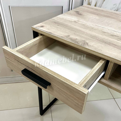 Стол письменный Стелла (Дуб крафт серый/Черный)