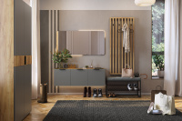 Прихожая Бери К6 дуб крафт золотой графит Прихожая Бери К6 дуб крафт золотой графит