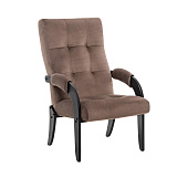 Кресло для отдыха Leset Спринг (Слоновая кость/Ткань велюр Коричневый V23)