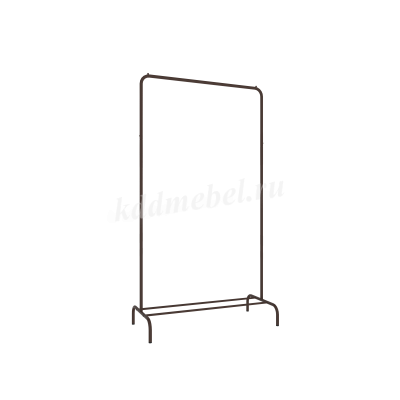 Вешалка гардеробная Радуга-1 (Коричневый)