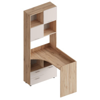 Письменный уголок Умка 800х1150х2045 (лев.) Дуб Альпийский Письменный уголок Умка 800х1150х2045 (лев.) Дуб Альпийский