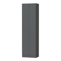 Прихожая Руэлла_Шкаф платяной графит серый