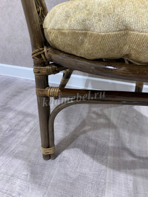 Кресло RJG-Bahama (Ротанг №6, ткань Mulan 141)