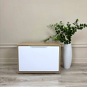 Тумба для обуви Куба 13.58 N (Дуб сонома/Белый премиум)